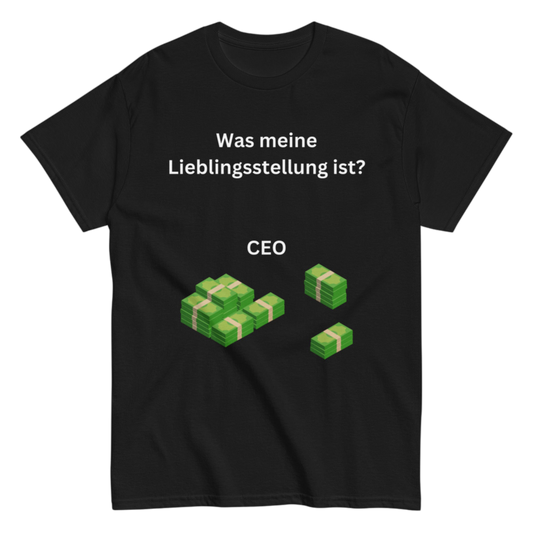"Was meine Lieblingsstellung ist?" Shirt