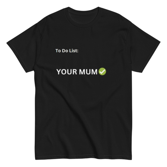 "To Do List" Shirt
