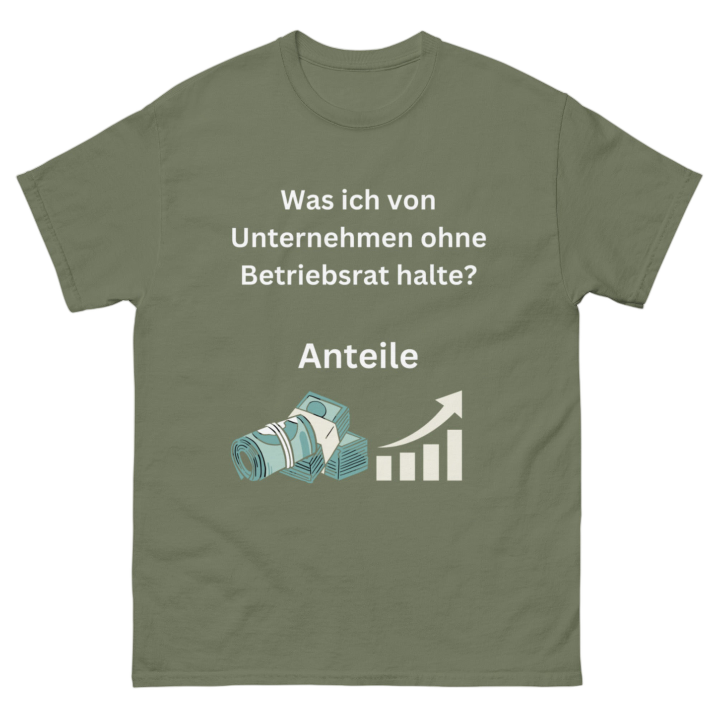 "Was ich von Unternehmen halte?" Shirt